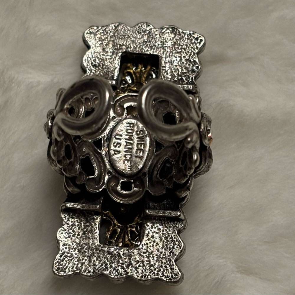 Sweet romance USA Victorian revival Ring women’s size 7 adjustable - Picture 9 of 9
